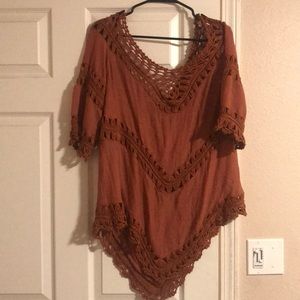 Cover up / crochet tunic
